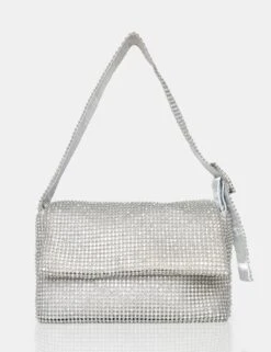 The Luella Silver Diamante Bag