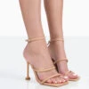 Kallipo Wide Fit Nude Pu Strappy Square Toe Heels -LoafLuxe Shop 771A0218 ab637e6f 4373 4326 ad59 8b5fcc0932b0