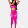 DISCO SKINNY LEG TROUSERS PINK -LoafLuxe Shop 771A0592