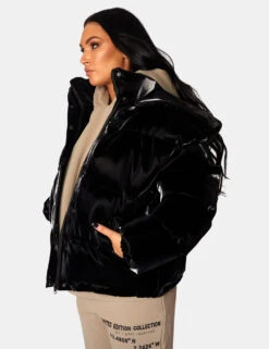 High Shine Holographic Oversized Puffer Black -LoafLuxe Shop 771A0929 14bf0a84 899e 4770 86ec dfebcc8c2e42