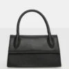 The Hailey Black PU One Handle Mini Bag -LoafLuxe Shop 771A1441