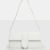 The Mani White Pu Shoulder Bag -LoafLuxe Shop 771A1466