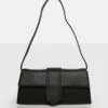 The Mani Black Pu Shoulder Bag -LoafLuxe Shop 771A1471