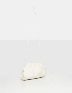 The Breccan White PU Grab Bag -LoafLuxe Shop 771A1505 7d313234 0232 4684 a0d8 8602942f1995