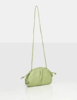 The Breccan Olive Green PU Grab Bag -LoafLuxe Shop 771A1508