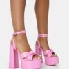 Leo Edition Wide Fit Baby Pink Patent Platform High Heels -LoafLuxe Shop 771A1672copy