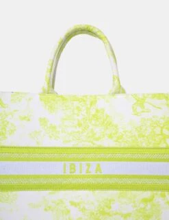 The Ibiza Lime Oversized Canvas Tote Bag -LoafLuxe Shop 771A1797