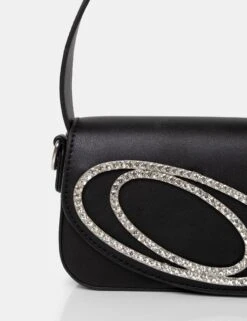 The Tonic Black Pu Diamante Mini Grab Bag -LoafLuxe Shop 771A2133 17fa218d 48a7 4c60 8b59 0d28684b0f86