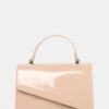 The Penny Nude Patent Mini Bag -LoafLuxe Shop 771A2159