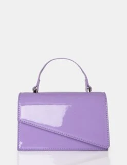 The Penny Lilac Patent Mini Bag