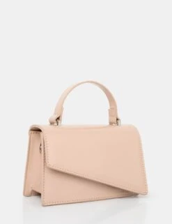 The Penny Nude Patent Mini Bag -LoafLuxe Shop 771A2161