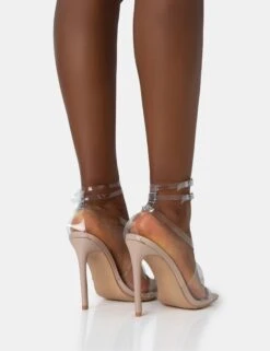Jojo Nude Patent Cut Out Perspex Strap Square Toe Stiletto Heels 9 Jojo Nude Patent Cut Out Perspex Strap Square Toe Stiletto Heels -LoafLuxe Shop 771A2649