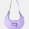 The Sicily Soft Lilac Pu Buckle Feature Hobo Shoulder Bag -LoafLuxe Shop 771A2933