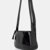 The Kass Black Pu Western Adjustable Shoulder Crossbody Bag -LoafLuxe Shop 771A3004