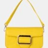 The Jana Yellow Croc Removeable Shoulder Strap Baguette Bag -LoafLuxe Shop 771A3060