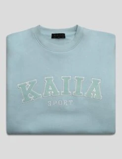 KAIIA SLOGAN OVERSIZED SWEATSHIRT LIGHT BLUE -LoafLuxe Shop 771A3138 00147af0 98ed 4edd bf2a 8d2d30fd1609