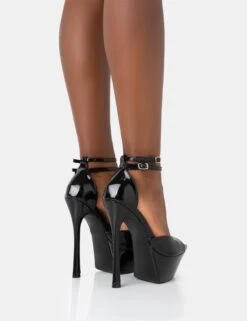 Vortex Black Patent Platform Barely There Pointed Toe Stiletto Heels -LoafLuxe Shop 771A3538 c1f06028 2b9d 4861 910e d0f11a67bd5b