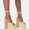 Crete Raffia Diamante Twist Strap Lace Up Platform Block Heels -LoafLuxe Shop 771A3545 b7bb1e5f 8cbc 453c bed7 e4c9738197e8