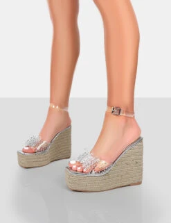 Ocean Beach Nude Patent Bow Platform Wedge Heels -LoafLuxe Shop 771A4045 cb9552ec e891 4bcc a8e7 453fc8309caa