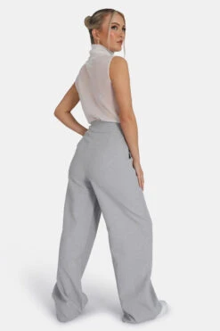 Tailored Premium Wide Leg Trouser Grey -LoafLuxe Shop 771A4722copy 23385bfc 6a4a 4f0c 88b9 9312fd9e0886