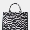 The Bali Zebra Print Canvas Tote Bag -LoafLuxe Shop 771A4855 aadeb125 9255 4c8a 96eb 24e89c05b336