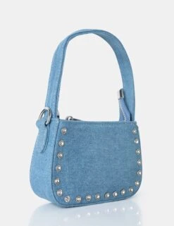 Lee Blue Denim Studded Mini Bag -LoafLuxe Shop 771A4865 180380b8 b198 48b5 9e5d 96dd99a64a86