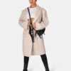 Longline Oversized Wool Coat Stone -LoafLuxe Shop 771A5280