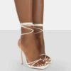 Ci Ci Ecru Pu Square Toe Lace Up Stiletto Heels -LoafLuxe Shop 771A6607 527062b9 a192 4470 9ef7 a65da05d7719