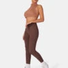 Kaiia Premium Rib Seamless Leggings Chocolate -LoafLuxe Shop 771A69301 12f83b6b 159e 427d b4b8 1b100d252a66