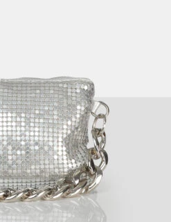 The Lincoln Silver Chainmail Mini Grab Bag -LoafLuxe Shop 771A7907copy