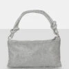 The Ingrid Silver Diamante Zip Up Knot Detail Mini Shoulder Bag -LoafLuxe Shop 771A8554 f2b5ec9d 30f5 41da 8f05 cce3e78ec591