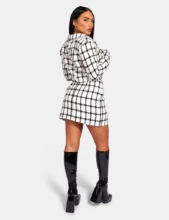 MONOCHROME TEXTURED CHECK CROPPED BLAZER IVORY -LoafLuxe Shop 771A9339Feb232017copy 8bd066e7 86a9 4c86 9bd6 a7675679edef