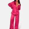 Satin Wide Leg Tailored Trousers Pink -LoafLuxe Shop 771A9456Feb232017copy 633f558e 041b 4925 8822 9de27bf097f6