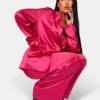 Satin Dad Blazer Pink -LoafLuxe Shop 771A9489Feb232017