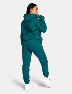 Kaiia Embroidered Oversized Hoodie Forest Green -LoafLuxe Shop 771A97262Feb232017