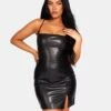 Lace Up Pu Mini Dress Black -LoafLuxe Shop 771A97911Feb232017copy
