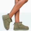 Flurry Khaki Faux Suede Ultra Mini Ankle Boots -LoafLuxe Shop 771A9968 c561edb1 110a 41b0 800a 1f3709c11406
