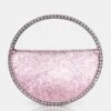 The Alessia Metallic Pink Circle Diamante Mini Grab Bag -LoafLuxe Shop 9 f2d79202 16c1 4543 8f5d 32bc0fff9d48