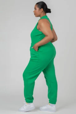 Curve 90S Oversized Joggers Green -LoafLuxe Shop CJOG00052