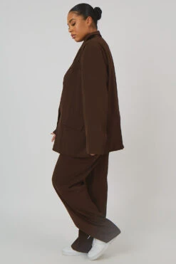 Curve Dad Blazer Chocolate -LoafLuxe Shop CTRO000618 COUT001318 7882 fe3f518d bf29 421c b4da 5af43a16a315