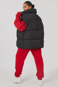 Curve Longline Oversized Gilet Black -LoafLuxe Shop FOR GILET 9095