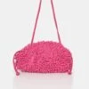 The Ausha Pink Chenille Clutch Bag -LoafLuxe Shop IMG 0944