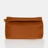 The Aria Caramel Folded Detail Clutch Bag -LoafLuxe Shop IMG 1018