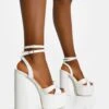 Leo Edition White Patent Platform High Heels -LoafLuxe Shop IMG 1186