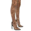 Deal Breaker Wide Fit Black Diamante Fishnet Stiletto Over The Knee High Heels -LoafLuxe Shop IMG 2570 9f1bfd63 5849 4e48 93ea a4b444a213ed