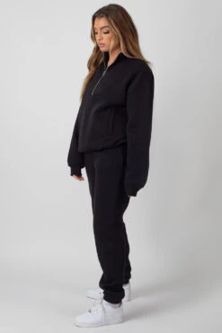 90S Oversized Joggers Black -LoafLuxe Shop MJOG0005 2