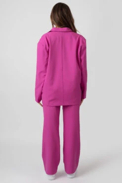Oversized Dad Blazer Pink -LoafLuxe Shop MOUT0046 3