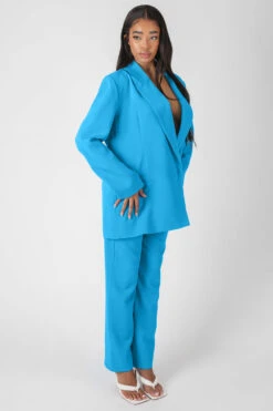 Wrap Waistband Straight Leg Trouser Blue -LoafLuxe Shop MOUT00612 e632f14a 98ed 40e7 a10a 09edbbc09f08