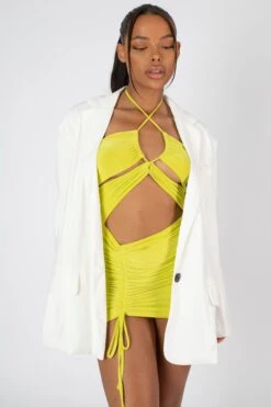 Oversized Dad Blazer White -LoafLuxe Shop StudioSession 267