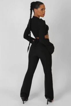 Bullring Detail Flare Trousers Black -LoafLuxe Shop StudioSession 741copycopy2